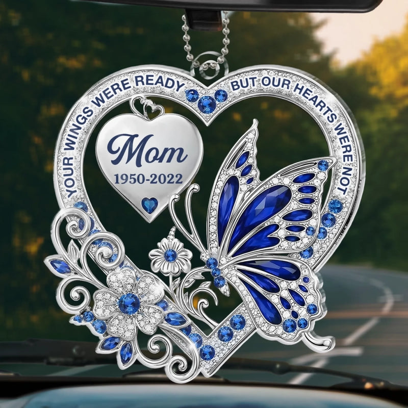 Personalized Acrylic Car Ornament – Meaningful Memorial Gift – Loved More Than Words