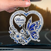 Personalized Acrylic Car Ornament – Meaningful Memorial Gift – Loved More Than Words