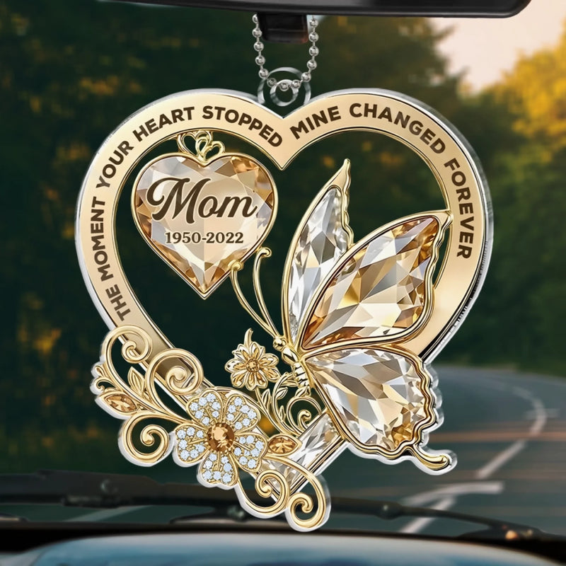 Personalized Acrylic Car Ornament – Meaningful Memorial Gift – Forever My Guardian