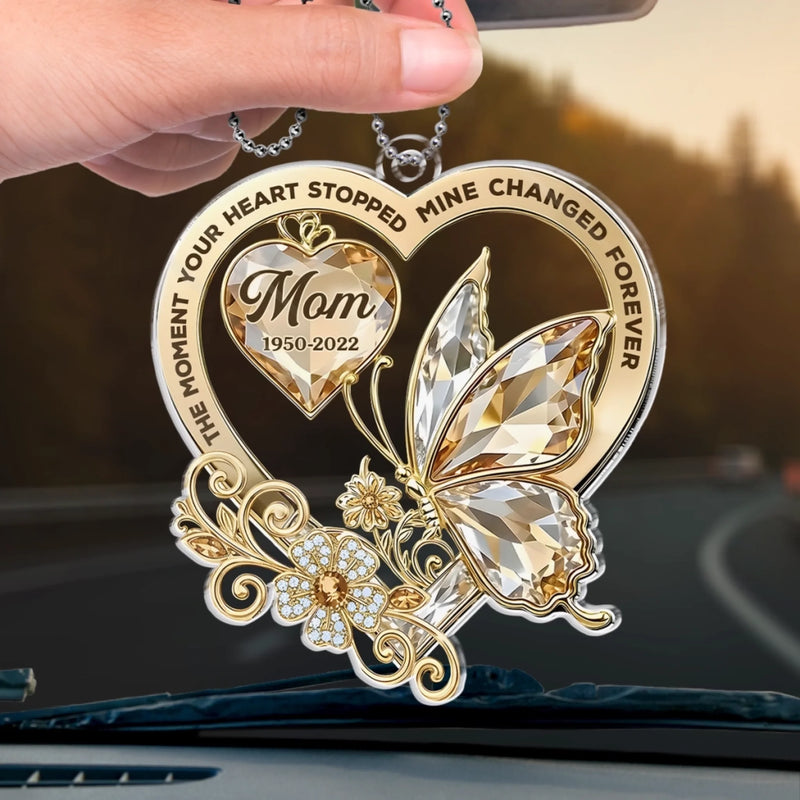 Personalized Acrylic Car Ornament – Meaningful Memorial Gift – Forever My Guardian
