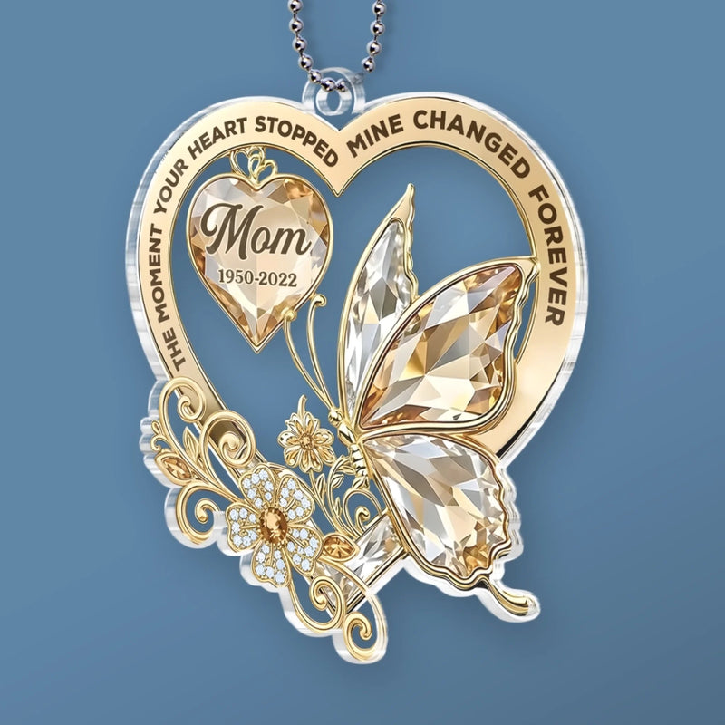 Personalized Acrylic Car Ornament – Meaningful Memorial Gift – Forever My Guardian
