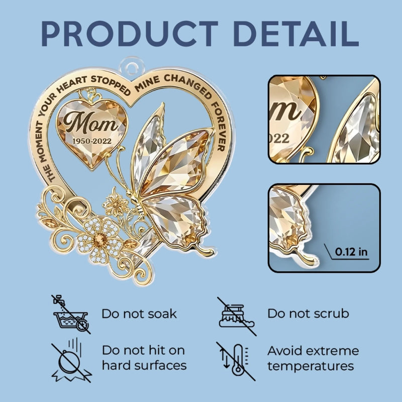 Personalized Acrylic Car Ornament – Meaningful Memorial Gift – Forever My Guardian