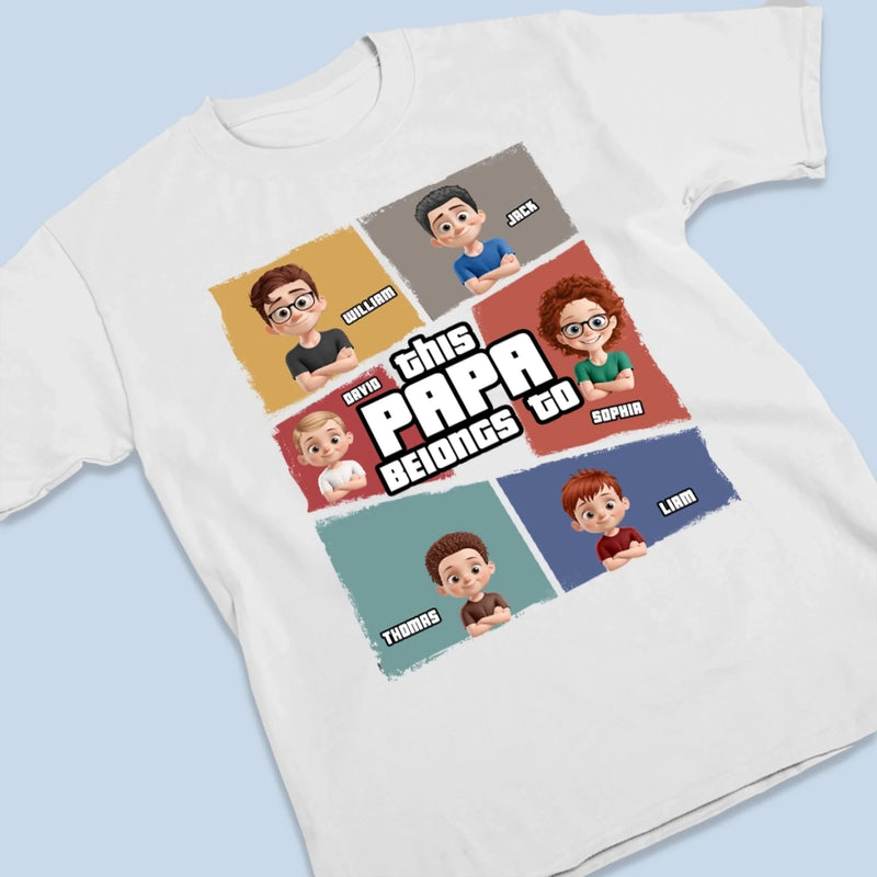 Personalized Unisex T-shirt, Hoodie – Father's Day Gifts For Dad – The Reason Papa Smiles