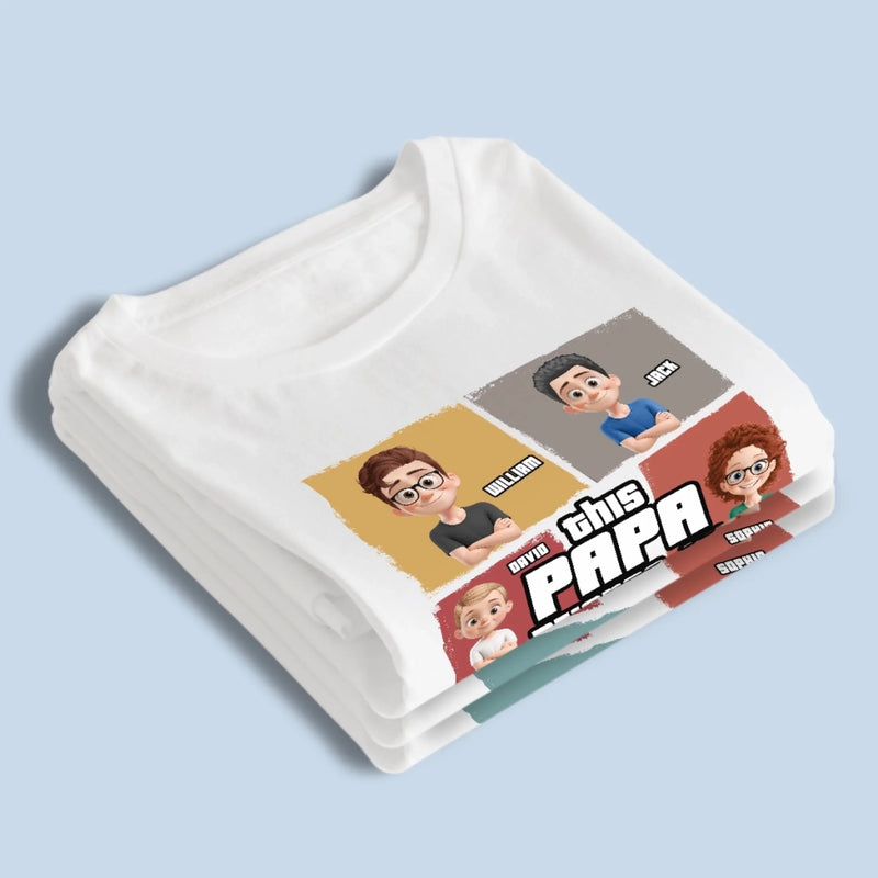 Personalized Unisex T-shirt, Hoodie – Father's Day Gifts For Dad – The Reason Papa Smiles