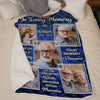 Personalized Photo Blanket – Meaningful Memorial Gift – Love Holds Beyond The Years