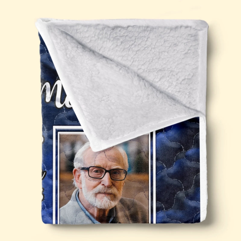Personalized Photo Blanket – Meaningful Memorial Gift – Love Holds Beyond The Years