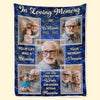 Personalized Photo Blanket – Meaningful Memorial Gift – Love Holds Beyond The Years