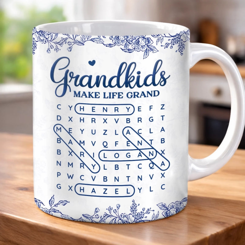 Personalized Mug – Gifts For Grandma – Love Hidden In Every Name