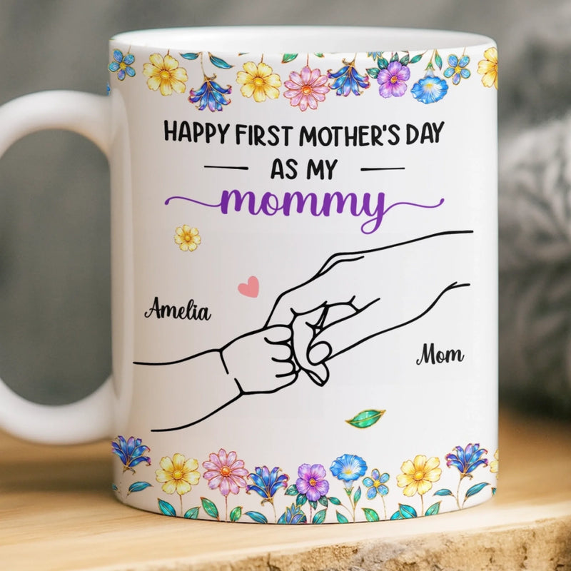 Personalized Mug – Mother's Day Gifts For New Moms – The Sweetest Little Hand To Hold