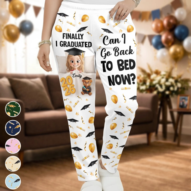 Personalized Pajama Pants – Graduation Gifts For Her, Him – Step Forward With Proud Heart