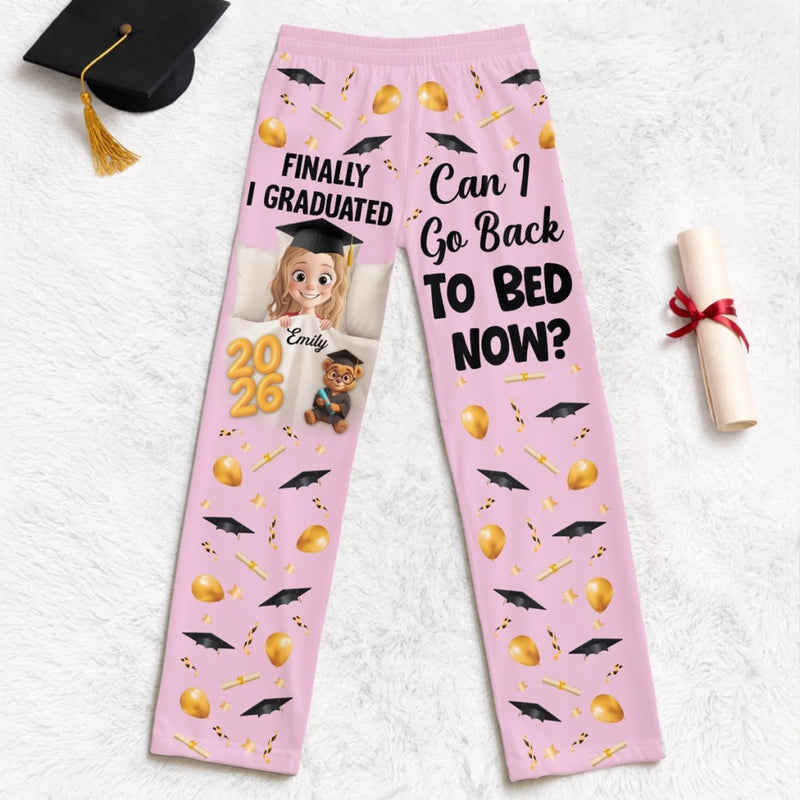 Personalized Pajama Pants – Graduation Gifts For Her, Him – Step Forward With Proud Heart