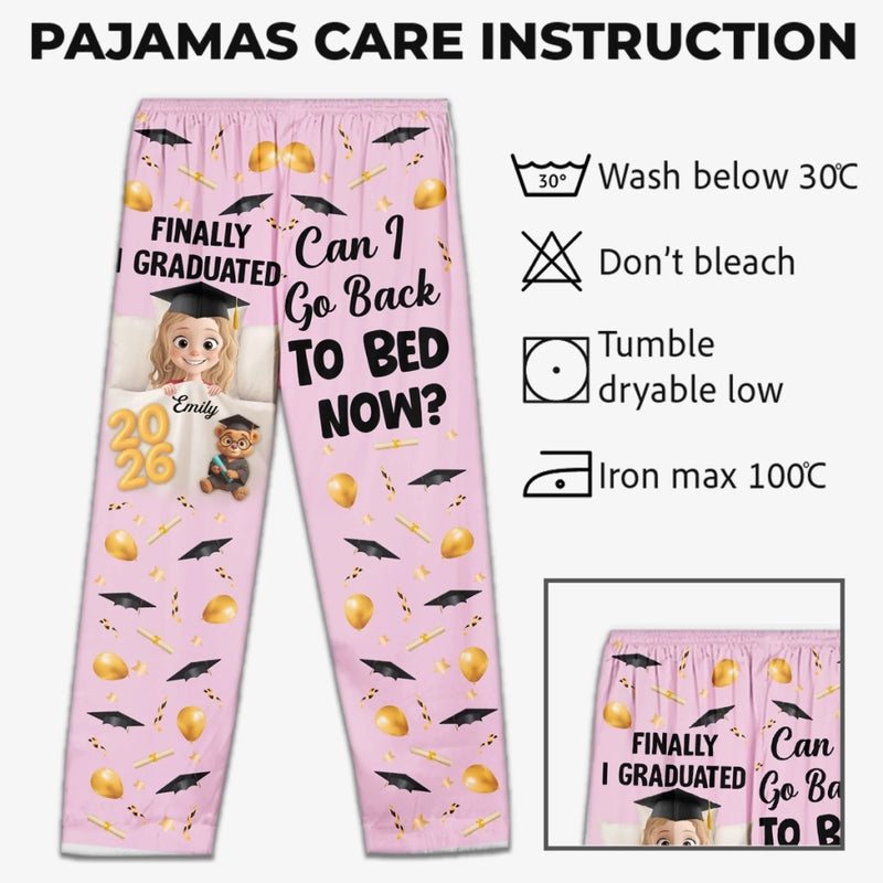 Personalized Pajama Pants – Graduation Gifts For Her, Him – Step Forward With Proud Heart