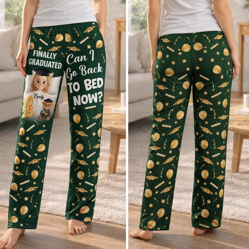 Personalized Pajama Pants – Graduation Gifts For Her, Him – Step Forward With Proud Heart