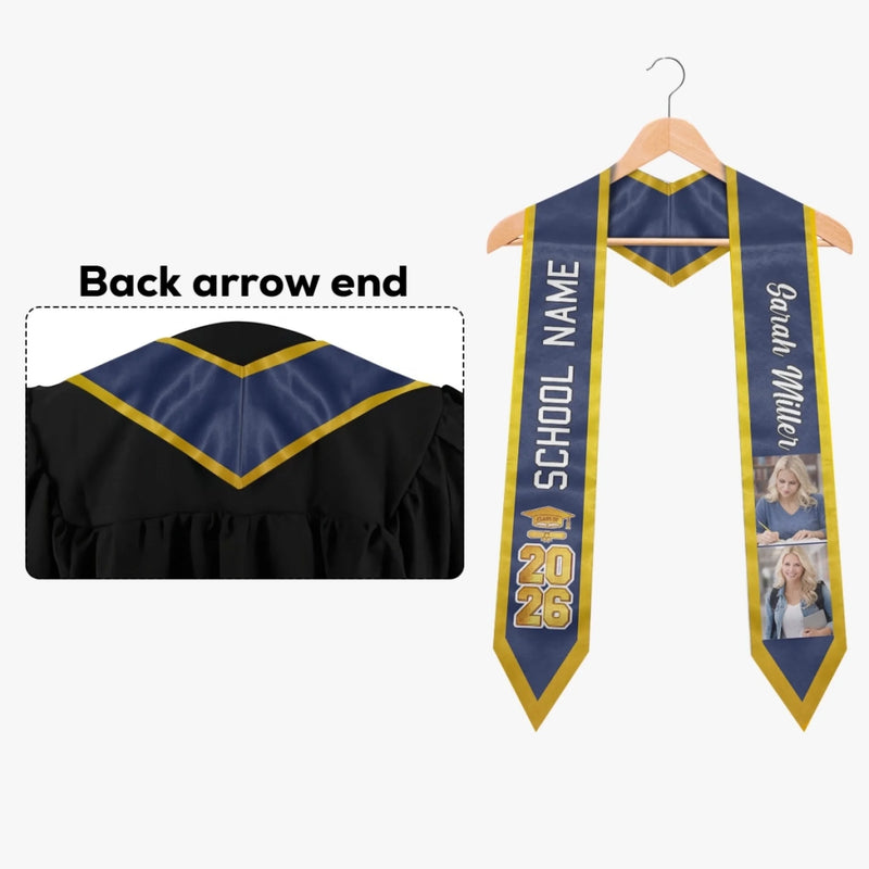 Personalised Photo Graduation Stole – Graduation Gifts – So Done, New Beginnings