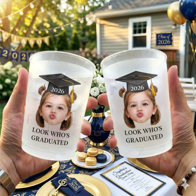 Personalized Photo Cups – Graduation Gifts For Her, Him – Ready To Shine