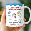 Personalized Mug – Funny Gifts for Dad – Thanks For Making Me