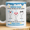 Personalized Mug – Funny Gifts for Dad – Thanks So Glad To Be Your Kids