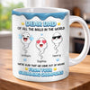 Personalized Mug – Funny Gifts for Dad – Thanks So Glad To Be Your Kids