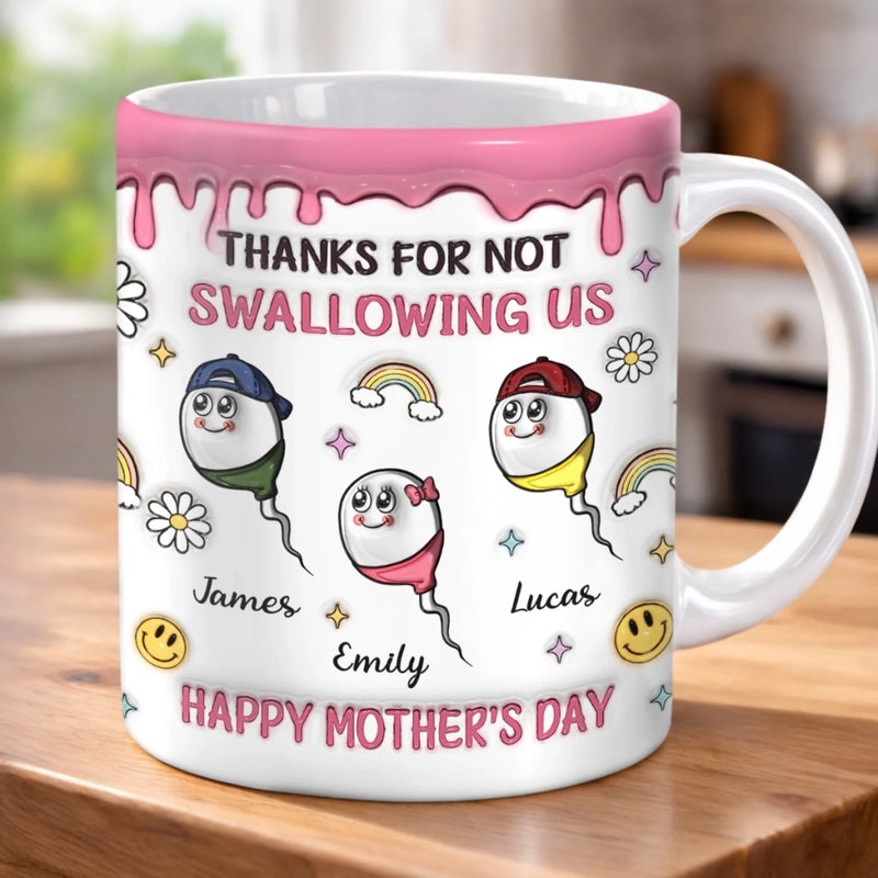 Personalized Mug – Mother's Day Gifts, Funny Gifts for Mom – Mom Raised Tiny Troublemakers