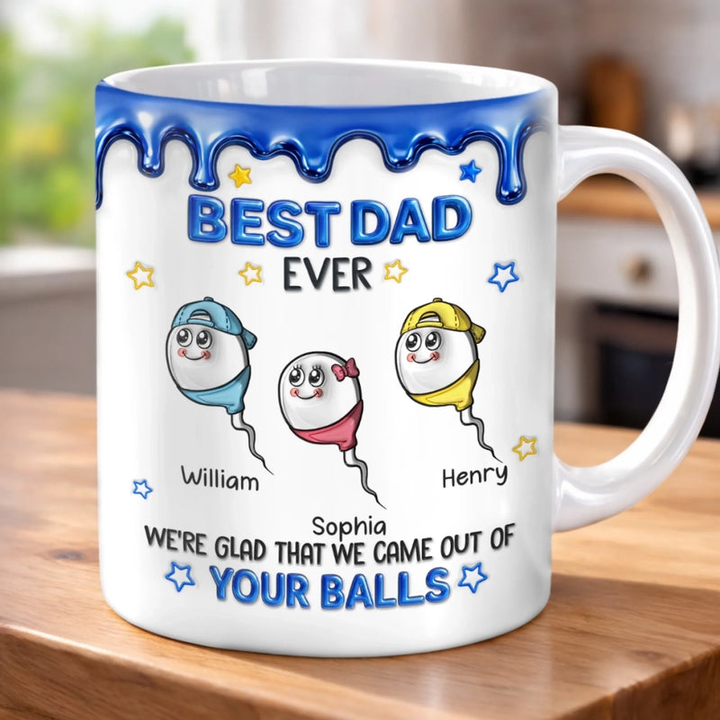 Personalized Mug – Funny Gifts for Dad – Your Love Has Shaped Me