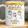 Personalized Mug – Funny Gifts for Dad – My First Hero