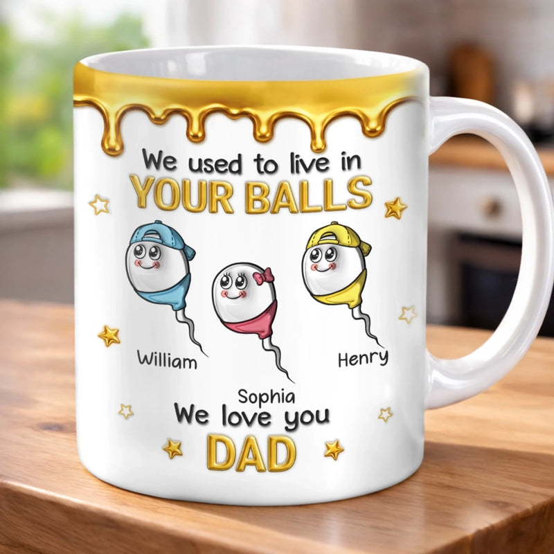 Personalized Mug – Funny Gifts for Dad – My First Hero