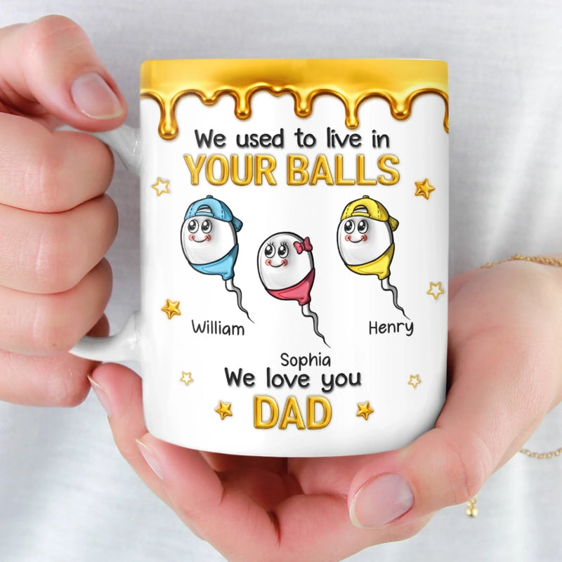 Personalized Mug – Funny Gifts for Dad – My First Hero
