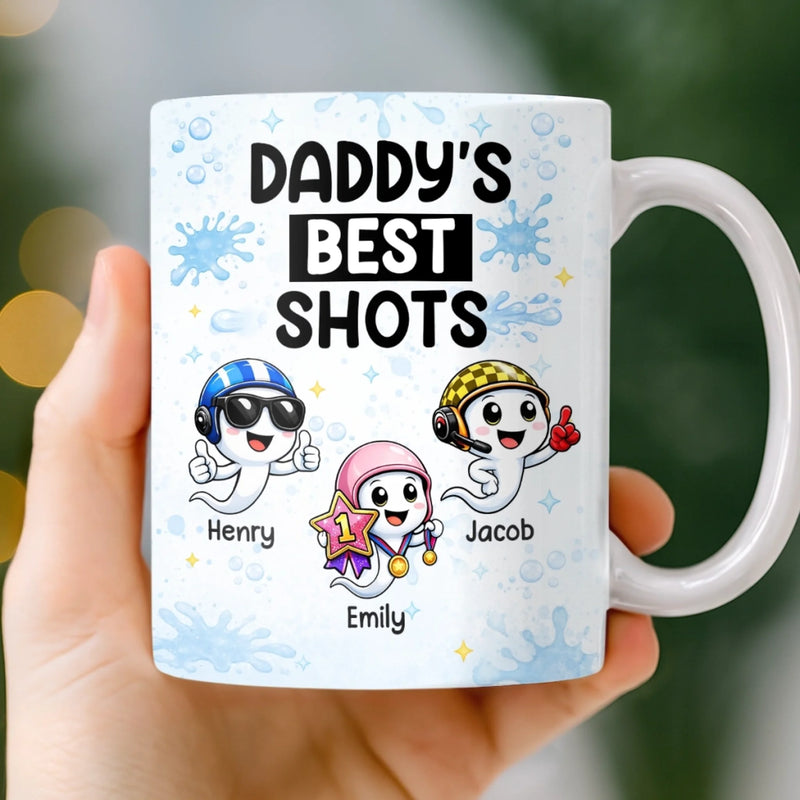 Personalized Mug – Funny Gifts for Dad – The Heart Of Our Family