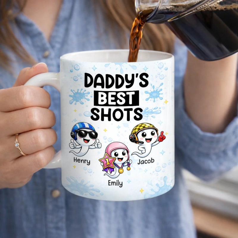 Personalized Mug – Funny Gifts for Dad – The Heart Of Our Family