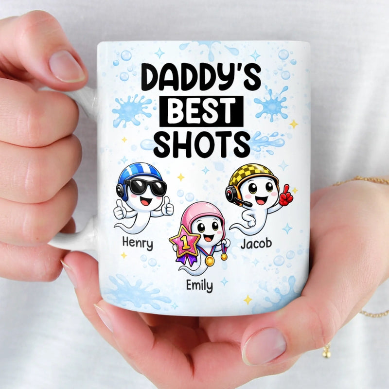 Personalized Mug – Funny Gifts for Dad – The Heart Of Our Family