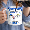 Personalized Mug – Funny Gifts for Dad – Thank You For Being Our Rock