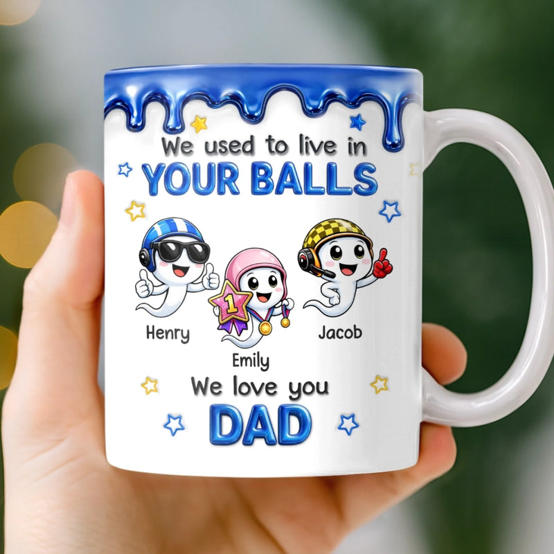 Personalized Mug – Funny Gifts for Dad – Thank You For Being Our Rock