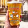 Personalized Beer Glass – Father's Day Gifts, Funny Gifts For Dad – From Your Balls To Your Heart