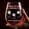 Personalized Wine Glass – Mother's Day Gifts, Funny Gifts For Mom – My Bestie For Life