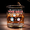 Personalized Whiskey Glass – Father's Day Gifts, Funny Gifts For Dad – You Made Me, Literally
