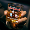 Personalized Whiskey Glass – Father's Day Gifts, Funny Gifts For Dad – You Made Me, Literally