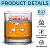Personalized Whiskey Glass – Father's Day Gifts, Funny Gifts For Dad – You Made Me, Literally