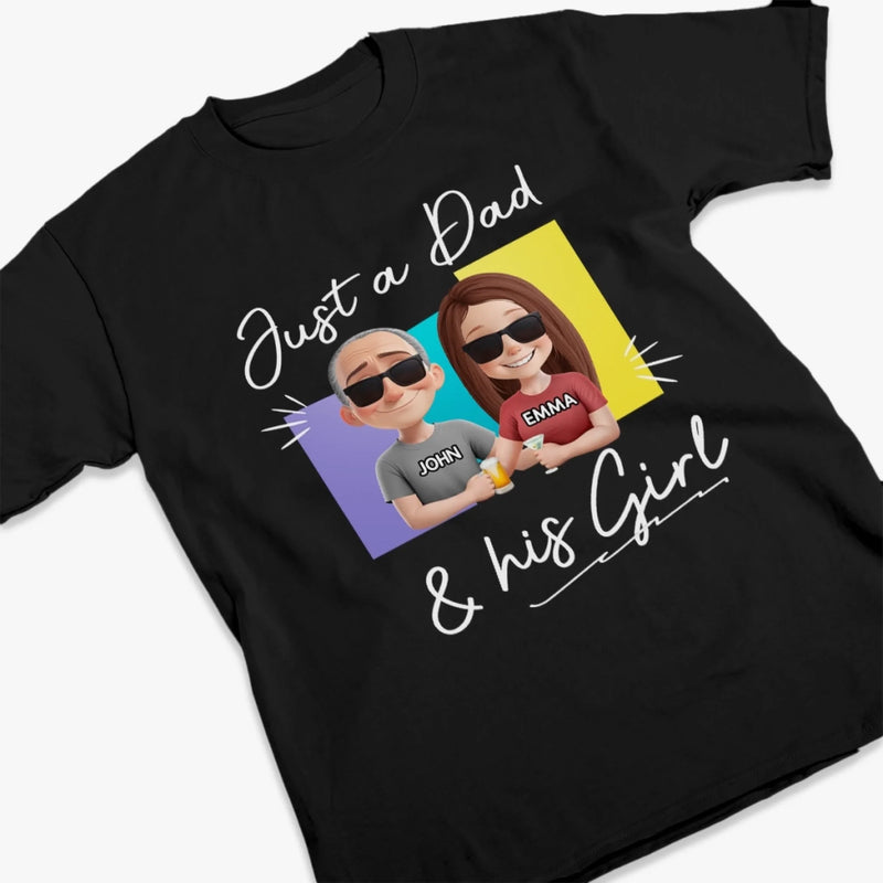 Personalized Unisex T-shirt, Hoodie – Father's Day Gifts For Dad – Just A Dad And His Children