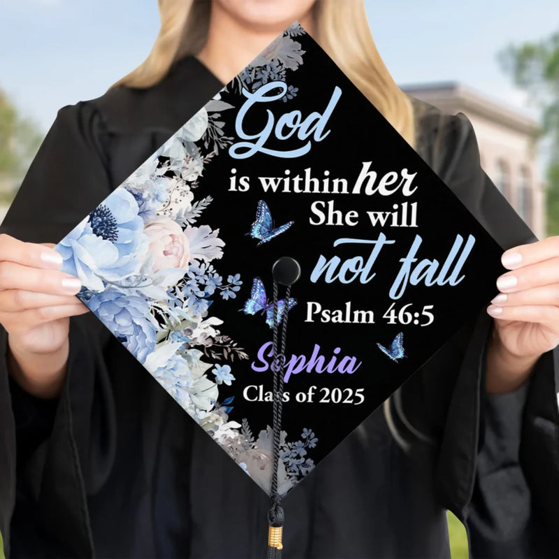 Personalized Graduation Cap – Graduation Gifts For Her, Him – Faith Makes Her Fierce