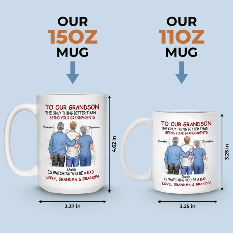 Personalized Mug – Father's Day Gifts, Gifts For Son – Proud Of You