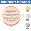 Personalized Compact Mirror – Gifts For Daughter, Granddaughter – You Are My Heart