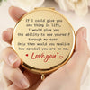 Personalized Compact Mirror – Gifts For Daughter, Granddaughter – You Are My Heart