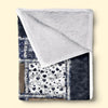Personalized Photo Blanket – Meaningful Memorial Gift – The Light of Your Love Guides Me