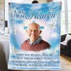 Personalized Photo Blanket – Meaningful Memorial Gift – A Hug From Heaven