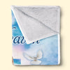 Personalized Photo Blanket – Meaningful Memorial Gift – A Hug From Heaven