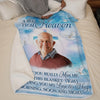 Personalized Photo Blanket – Meaningful Memorial Gift – A Hug From Heaven