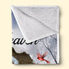 Personalized Photo Blanket – Meaningful Memorial Gift – Your Love Still Surrounds Me