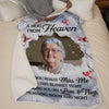 Personalized Photo Blanket – Meaningful Memorial Gift – Your Love Still Surrounds Me