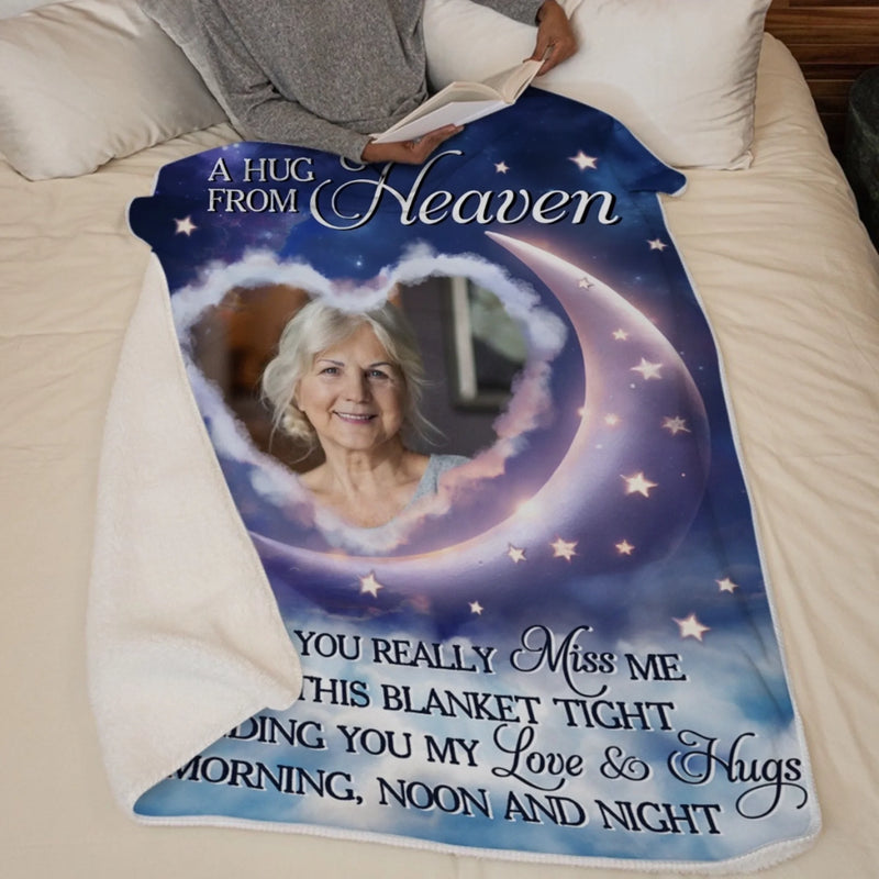 Personalized Photo Blanket – Meaningful Memorial Gift – Your Memory Lives In Us