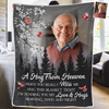 Personalized Photo Blanket – Meaningful Memorial Gift – A Sign From Heaven